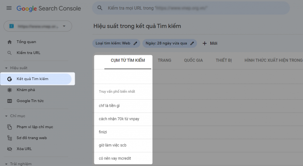 Hình mô tả công cụ Google Search Console